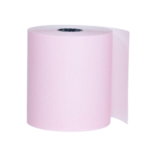 An image represents a color thermal paper roll