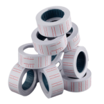 An image represents price label rolls