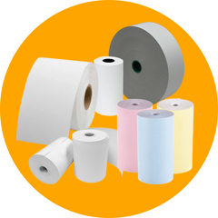 a photo represents all sizes of thermal papers in GGCF website