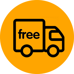 an image represents a free shipping icon