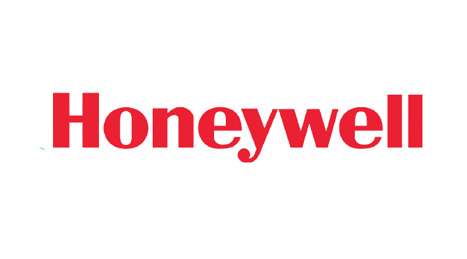 a photo represents Honeywell company logo